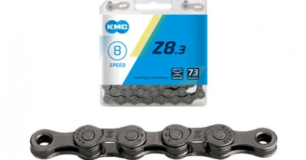 Disponibil imediat Lant KMC Z8.3 8 Viteze argintiu 114 zale